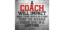 Coach will impact...Billy Graham